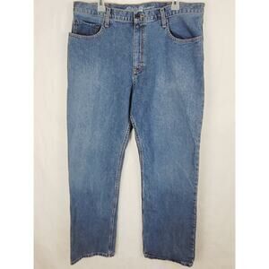 Eddie Bauer blue relaxed fit jeans Size 36x32 mens Casual Western Classic